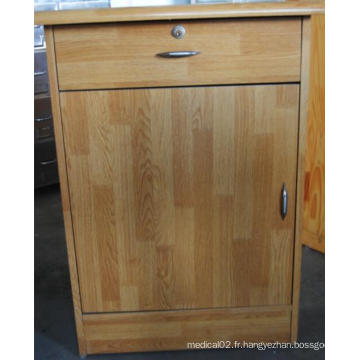 (C-94) Cabinet de chevet en bois médical de haute qualité